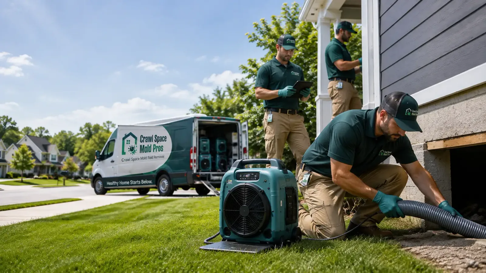 Crawl Space Mold Removal in Versailles, OH